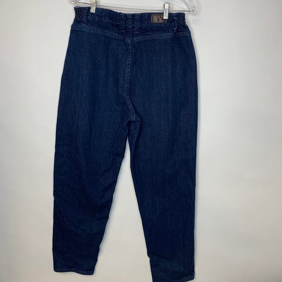 Lee Relaxed Fit Mom Jeans Sz 12 Dark Wash - Picture 3 of 7